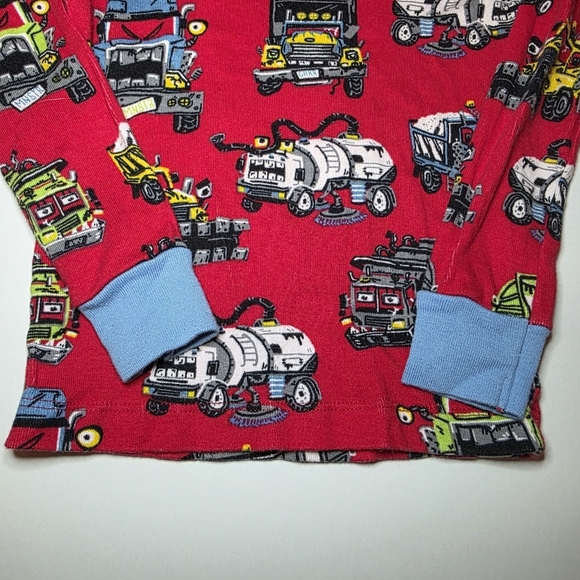 Hatley Monster Trucks Red 2 Piece Sz 3 - Picture 3 of 7